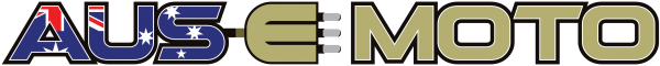 AusEMoto Horizontal Gold Flag WhiteBorder